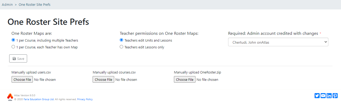OneRoster Integration – Atlas Help Centre