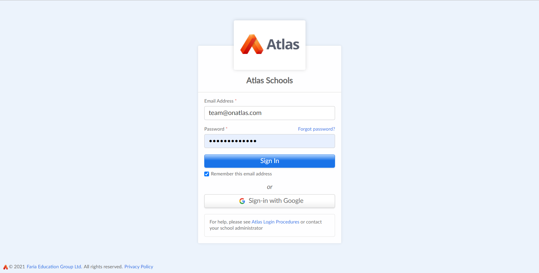 Captura de pantalla: Ahora puede enviar su correo electrónico y contraseña en un solo paso.