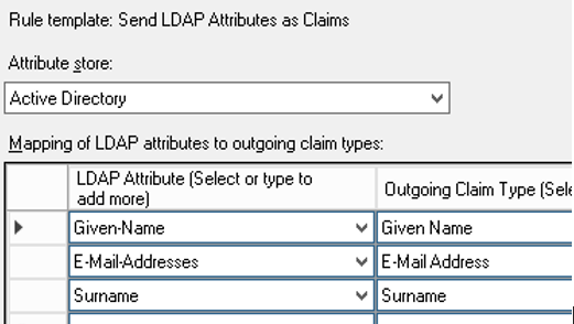 Captura de pantalla: También se pueden incluir identificadores únicos adicionales (como EmployeeID).